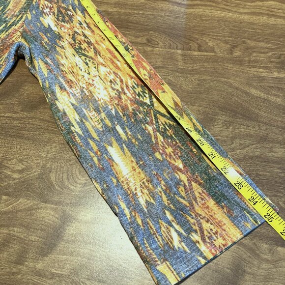 Attitudes by Renee Women's Tribal Print Knit Shirt Size L - Picture 6 of 8